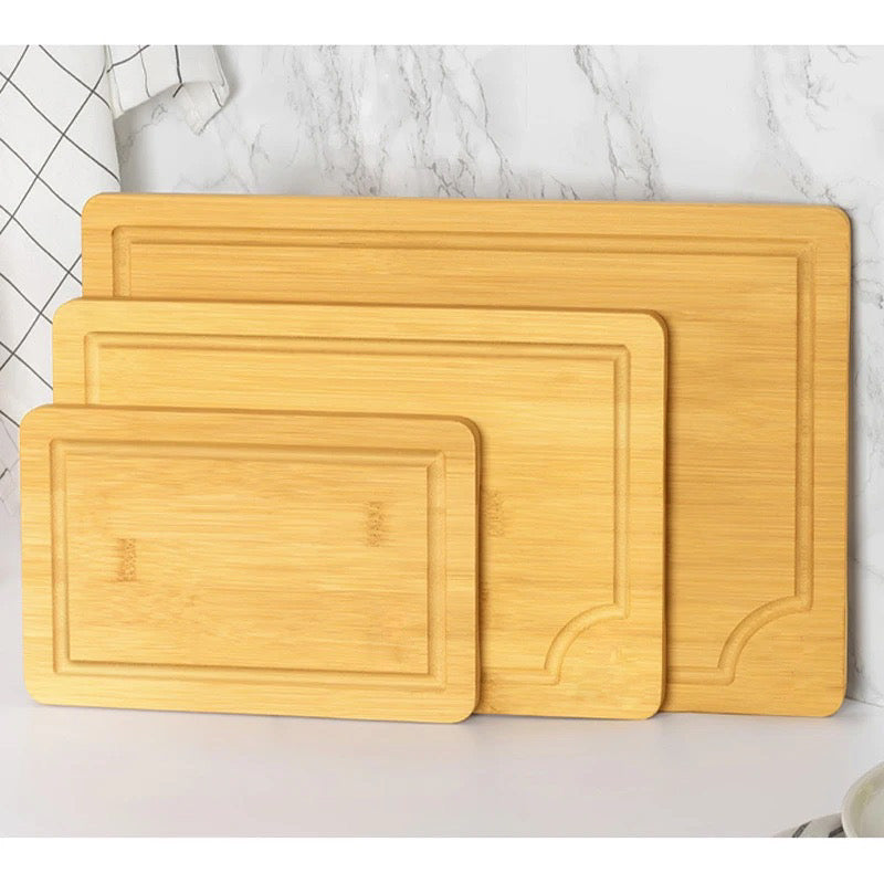 Kitchen Bamboo Wood Cutting Board Set
