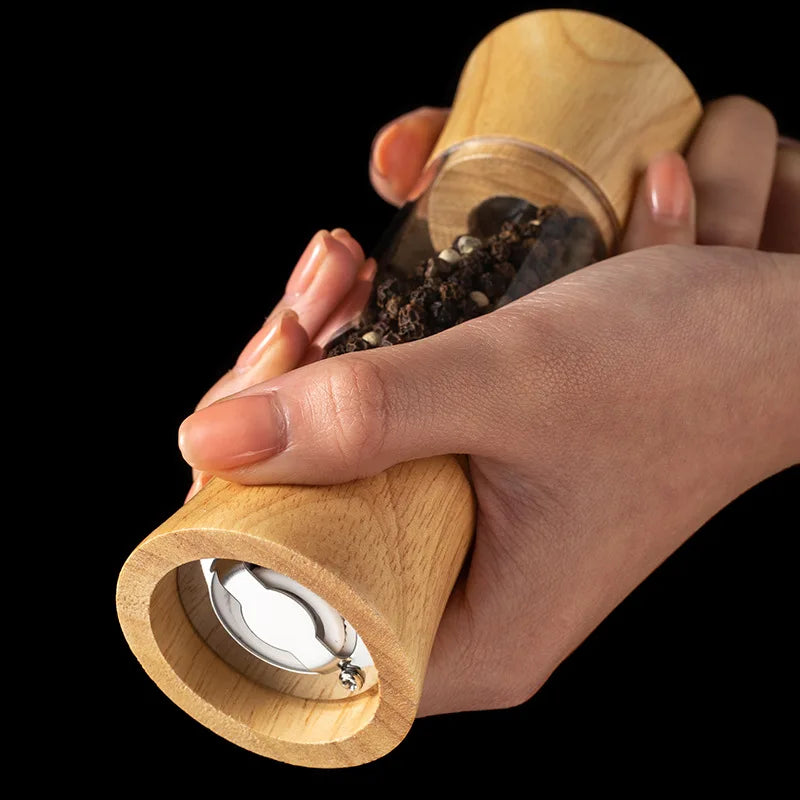 Manual Salt and Pepper Grinders with Acrylic Visible Window
